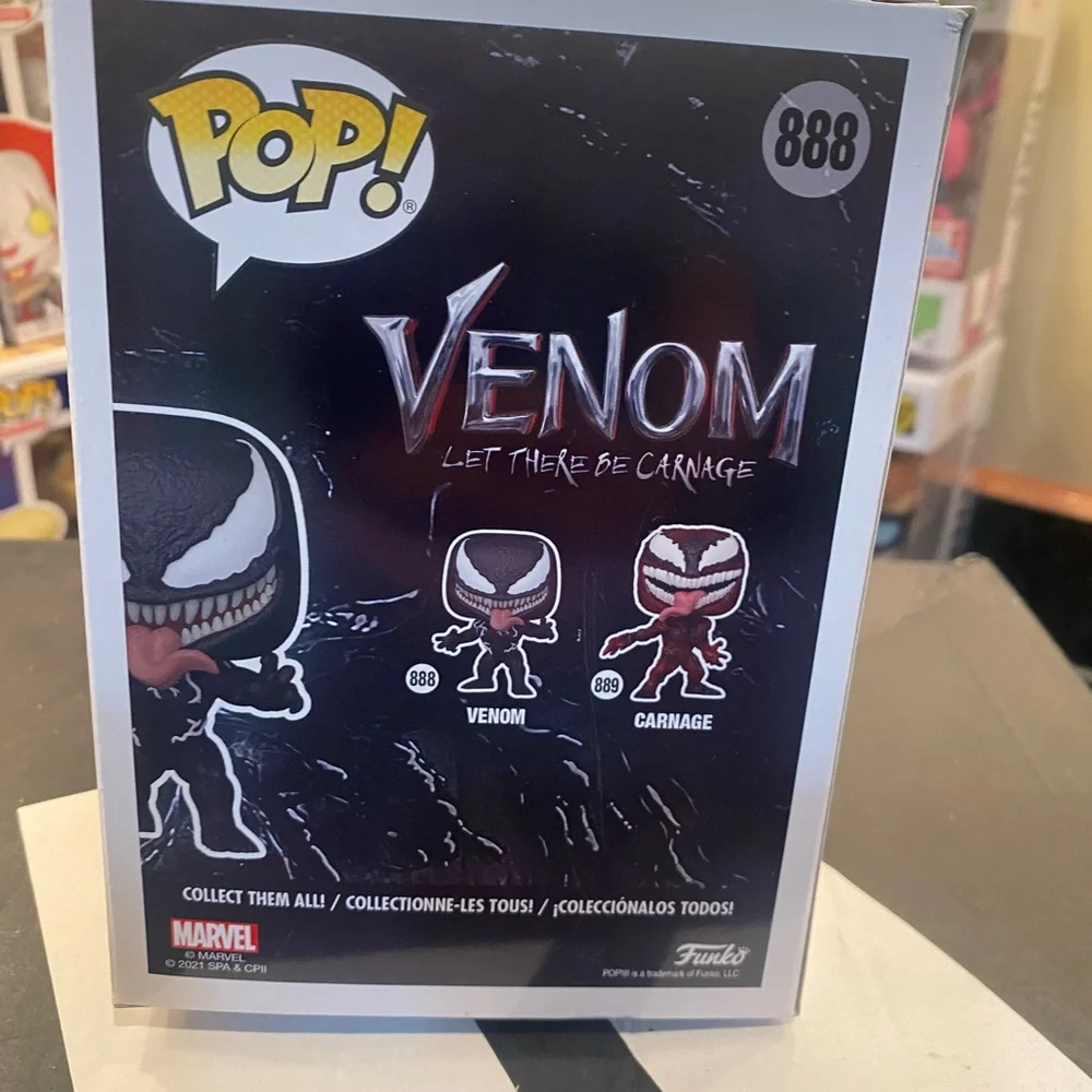 Funko Pop Marvel Venom #888 Let There Be Carnage Vinyl Figure - Picture 3 of 5